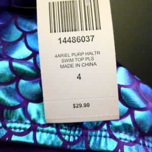 SWIM BIKINI TOP & BOTTOMS SIZE 4